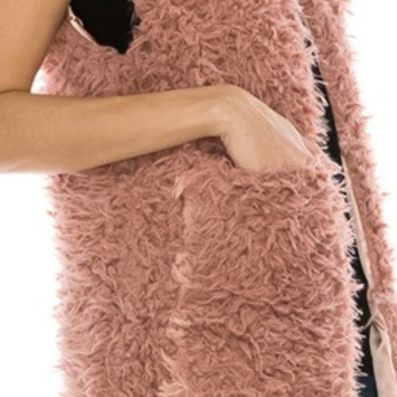 DUSTY PINK VEST - Picture 2 of 2